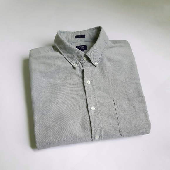 J. Crew Slim Fit long-sleeved oxford button down shirt - Picture 8 of 9